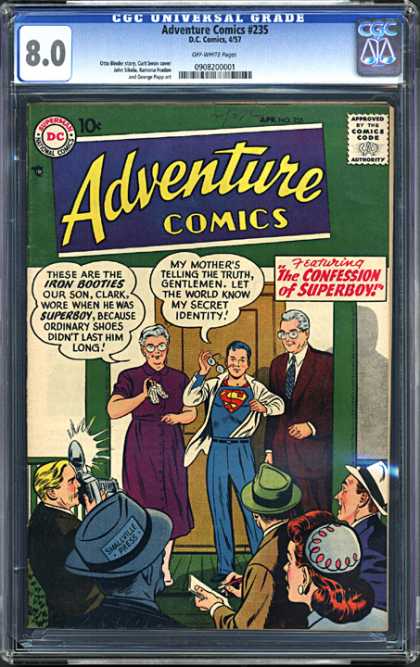 CGC Graded Comics - Adventure Comics #235 (CGC)