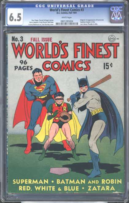 CGC Graded Comics - World's Finest Comics #3 (CGC)