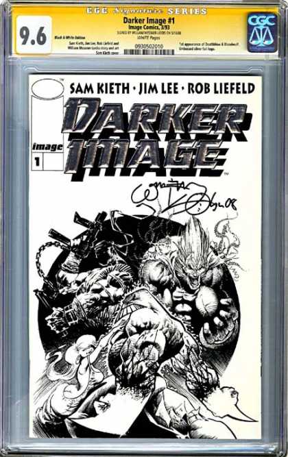 CGC Graded Comics - Darker Image #1 (CGC) - Darker Image - Sam Kieth - Jim Lee - Rob Liefeld - Superhero