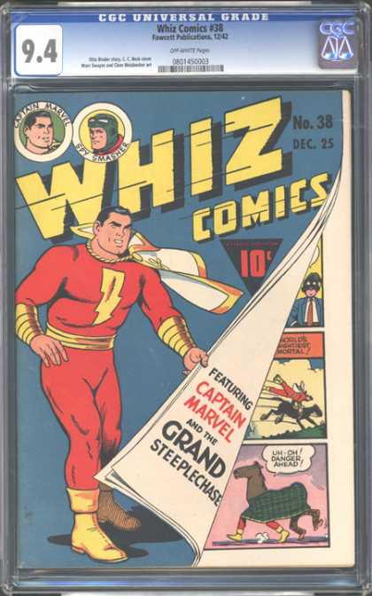CGC Graded Comics - Whiz Comics #38 (CGC)