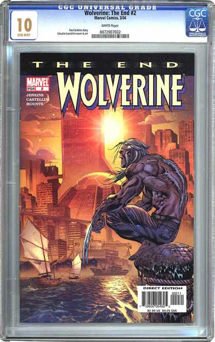 CGC Graded Comics - Wolverine: The End #2 (CGC) - Marvel - Harbor - Ship - Water - Jenkins