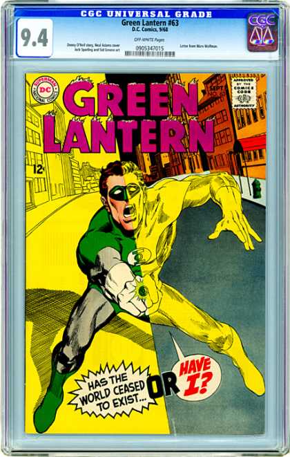 CGC Graded Comics - Green Lantern #63 (CGC)