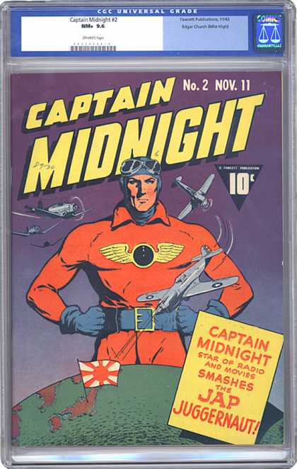 CGC Graded Comics - Captain Midnight #2 (CGC)