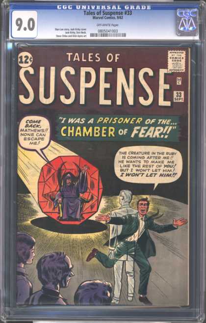 CGC Graded Comics - Tales of Suspense #33 (CGC) - Tales Of Suspense - September - 12 Cents - Speech Bubble - Comics Code Authority