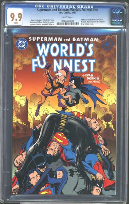 CGC Graded Comics - Superman and Batman: World's Funniest #nn (CGC) - Batman - Heroes - Superboy - Superman - Smoke Clouds