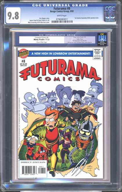 CGC Graded Comics - Futurama #8 (CGC)