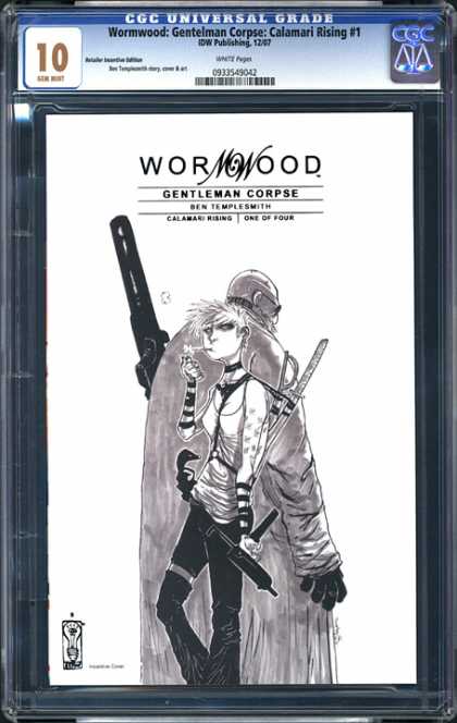 CGC Graded Comics - Wormwood: Gentleman Corpse: Calamari Rising #1 (CGC) - Wormwood - Gentleman Corpse - Ben Templesmith - Cigarette - Calamari Rising