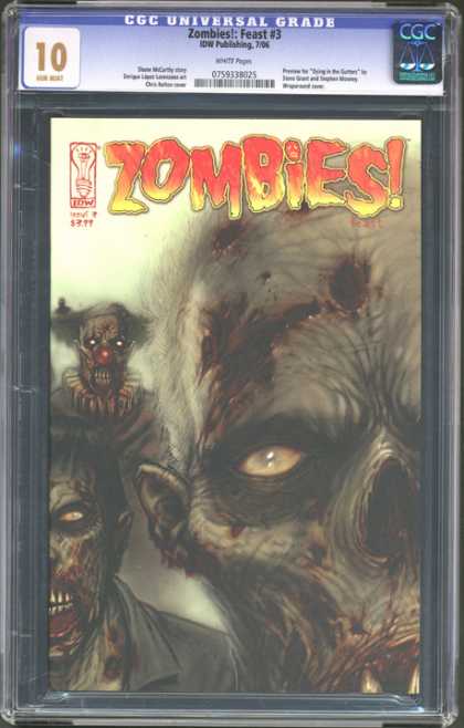 CGC Graded Comics - Zombies!: Feast #3 (CGC)