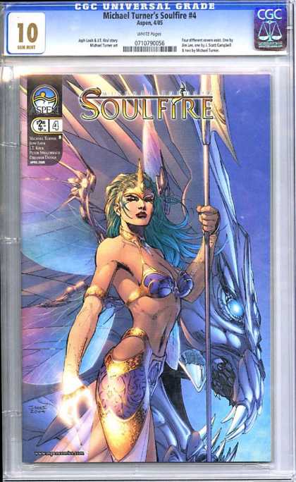 CGC Graded Comics - Michael Turner's Soulfire #4 (CGC) - Comic - Grace - Aspen Mlt - Michael Turner - Malikai