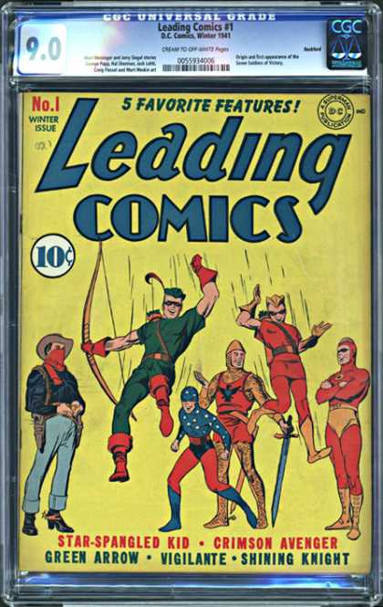 CGC Graded Comics - Leading Comics #1 (CGC)