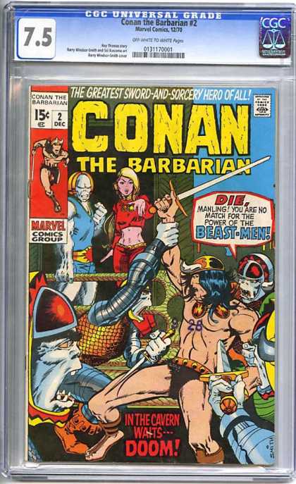CGC Graded Comics - Conan the Barbarian #2 (CGC)
