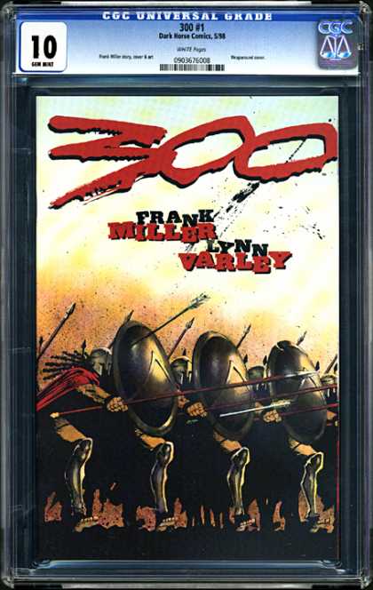 CGC Graded Comics - 300 #1 (CGC) - 300 - Frank Miller - Lynn Varley - Shield - Spartans