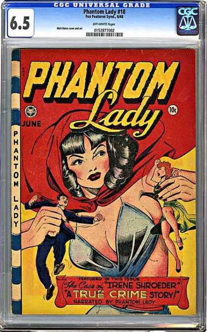 CGC Graded Comics - Phantom Lady #18 (CGC)