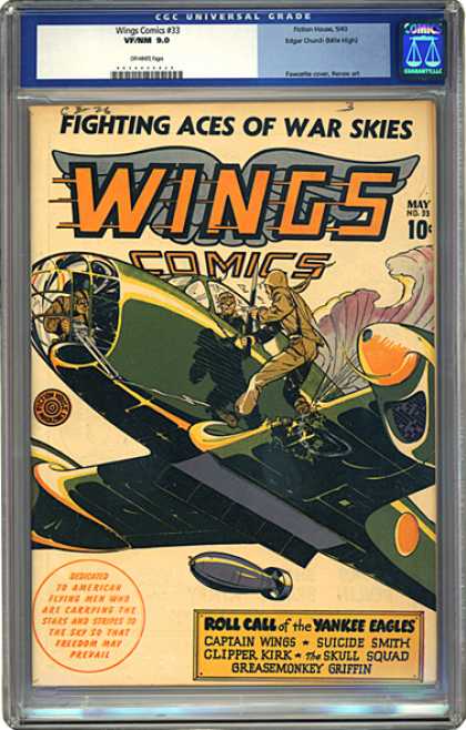CGC Graded Comics - Wings Comics #33 (CGC)