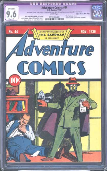 CGC Graded Comics - Adventure Comics #44 (CGC)