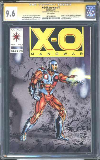 CGC Graded Comics - X-O Manowar #1 (CGC)