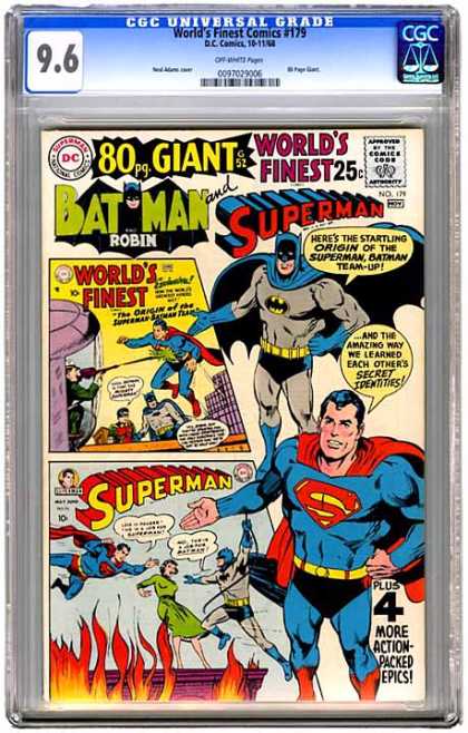 CGC Graded Comics - World's Finest Comics #179 (CGC)