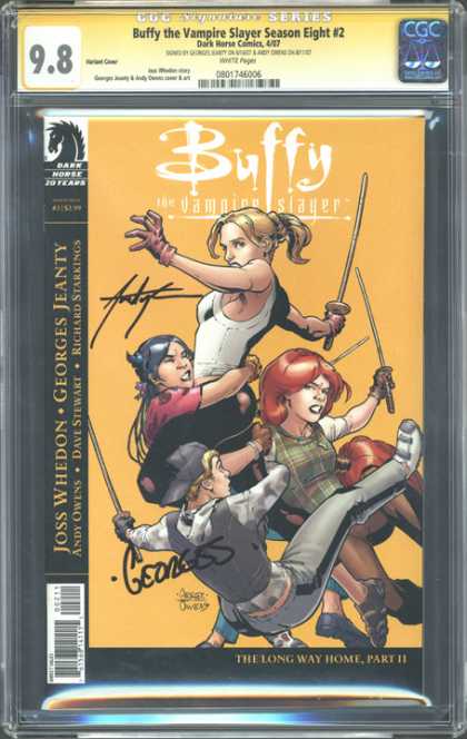 CGC Graded Comics - Buffy the Vampire Slayer Season Eight #2 (CGC) - Joss Wheldon - Andy Owens - Dave Stewart - Georges Jeanty - The Long Way Home Part Ii