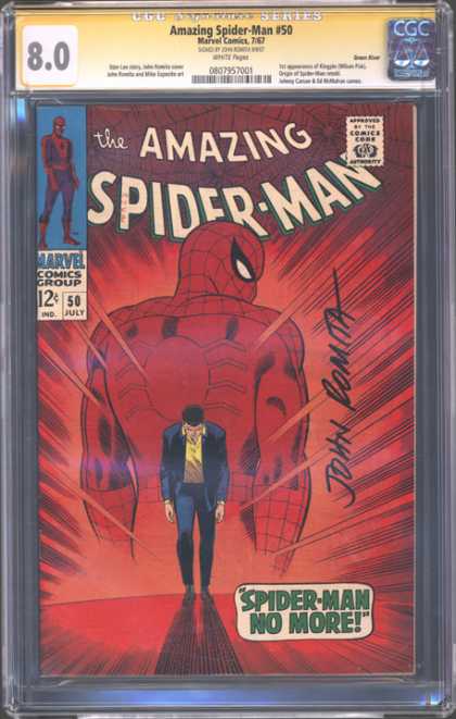 CGC Graded Comics - Amazing Spider-Man #50 (CGC) - Spider-man - Spider-man No More - Spider - Man - John Romita