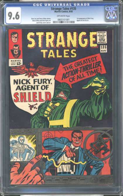 CGC Graded Comics - Strange Tales #135 (CGC) - Universal - 96 - Strange Tales - Marvel - 135