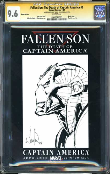 CGC Graded Comics - Fallen Son: The Death of Captain America #3 (CGC)