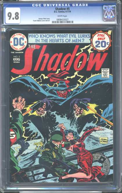 CGC Graded Comics - Shadow #5 (CGC) - Dark - Chivalry - Save - Woman - Nazi