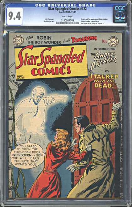 CGC Graded Comics - Star Spangled Comics #122 (CGC) - The Ghost-breaker - I Talked With The Dead - Dr Thirteen - Nov