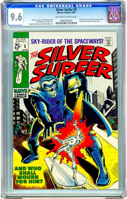 CGC Graded Comics - Silver Surfer #5 (CGC)