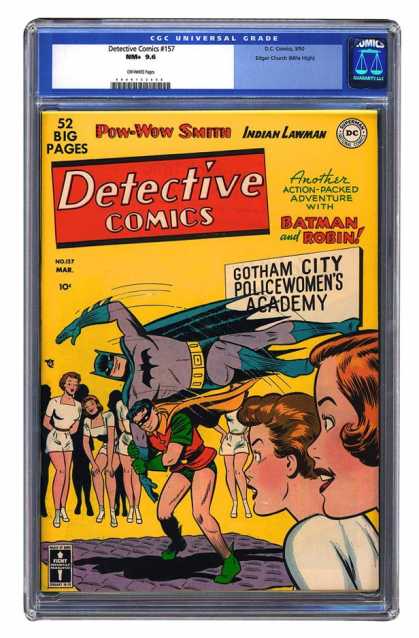 CGC Graded Comics - Detective Comics #157 (CGC) - Detective Comics - Batman - Robin - Woman - Academy