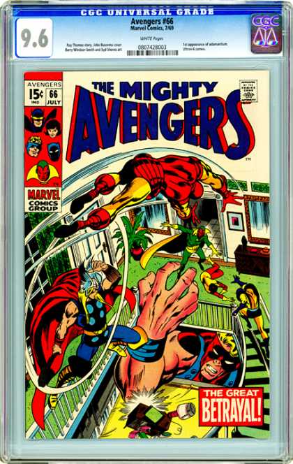 CGC Graded Comics - Avengers #66 (CGC)