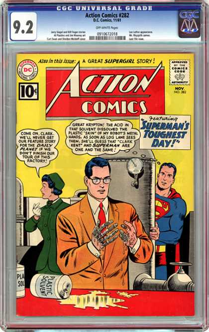 CGC Graded Comics - Action Comics #282 (CGC)