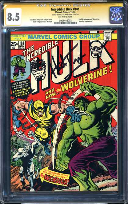 CGC Graded Comics - Incredible Hulk #181 (CGC)