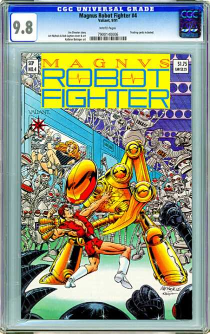 CGC Graded Comics - Magnus Robot Fighter #4 (CGC) - Magnvs Robot Fighter - Valiant - 175 Us - Can 225 - Sep No4