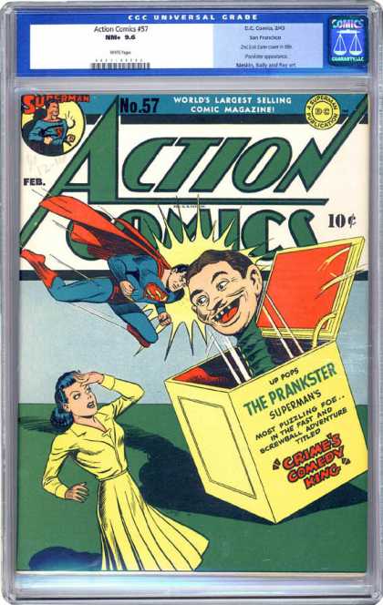 CGC Graded Comics - Action Comics #57 (CGC)