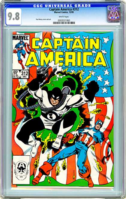 CGC Graded Comics - Captain America #312 (CGC)