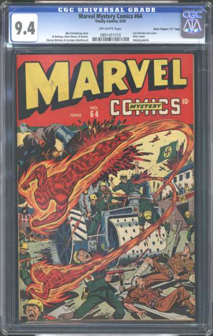 CGC Graded Comics - Marvel Mystery Comics #64 (CGC)