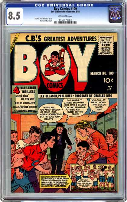 CGC Graded Comics - Boy Comics #109 (CGC)