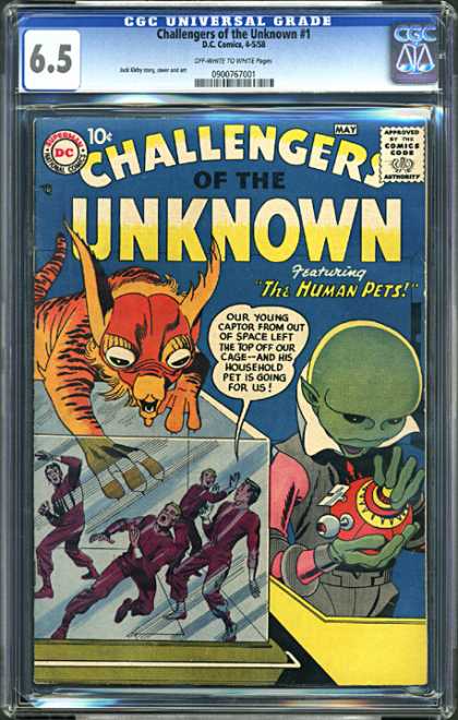 CGC Graded Comics - Challengers of the Unknown #1 (CGC)