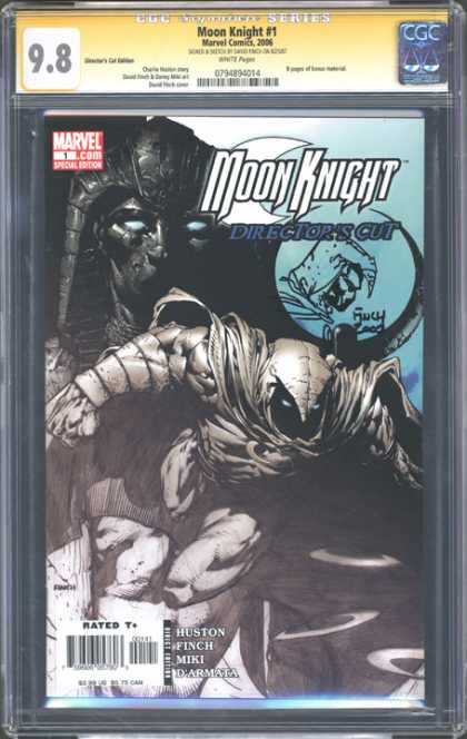 CGC Graded Comics - Moon Knight #1 (CGC) - Moon Knight - Directors Cut - Huston Finch - Miki Darmata - Monster