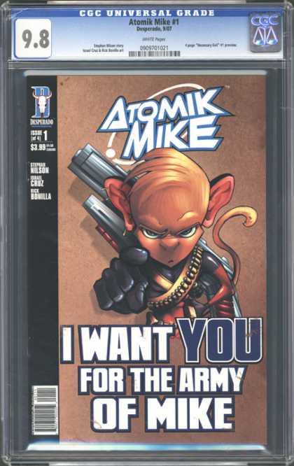 CGC Graded Comics - Atomik Mike #1 (CGC)