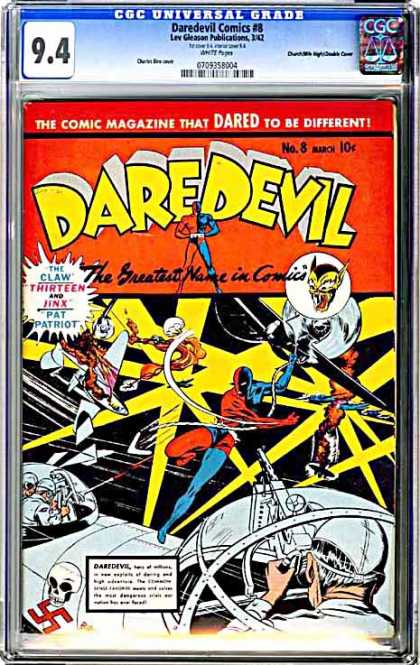 CGC Graded Comics - Daredevil Comics #8 (CGC)