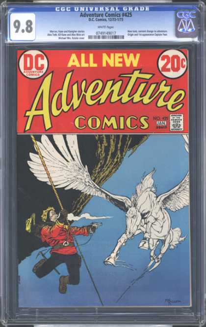 CGC Graded Comics - Adventure Comics #425 (CGC) - Horse - Rope - Fly - Cow - Right