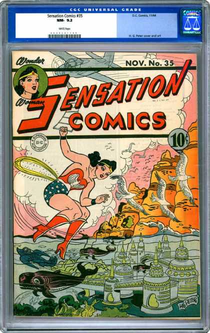 CGC Graded Comics - Sensation Comics #35 (CGC)
