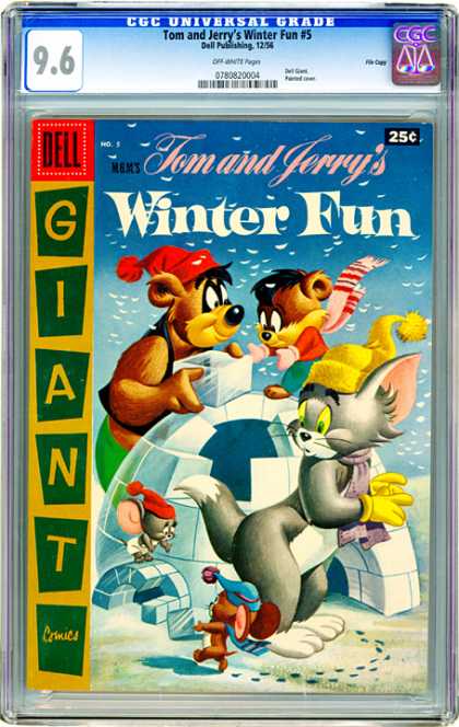 CGC Graded Comics - Tom and Jerry's Winter Fun #5 (CGC)