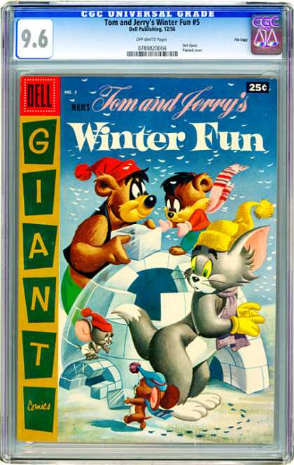 CGC Graded Comics - Tom and Jerry's Winter Fun #5 (CGC)