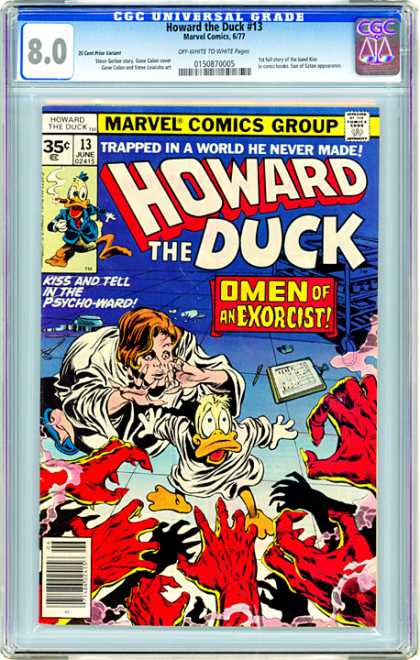 CGC Graded Comics - Howard the Duck #13 (CGC) - Marvel - Superhero - Comedy - Steve Gerber - Exorcist