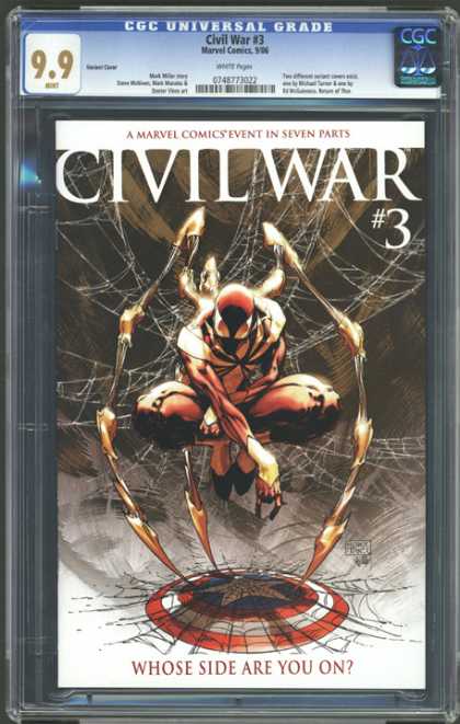 CGC Graded Comics - Civil War #3 (CGC) - Civil War - 3 - Marvel - Event - Seven Parts