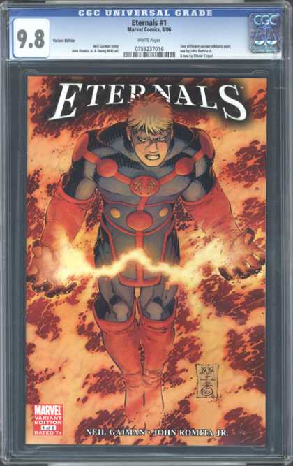 CGC Graded Comics - Eternals #1 (CGC) - Power - Hand Lightening - Angry - Power Of Life - Live Forever