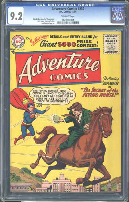 CGC Graded Comics - Adventure Comics #230 (CGC)