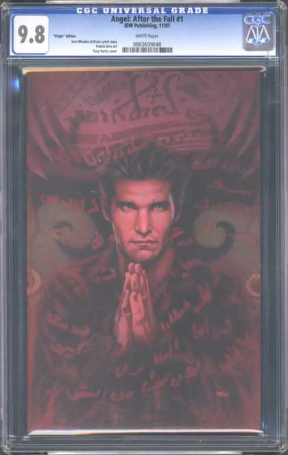 CGC Graded Comics - Angel: After the Fall #1 (CGC) - Pray - Prayer - Man - Satanist - Face